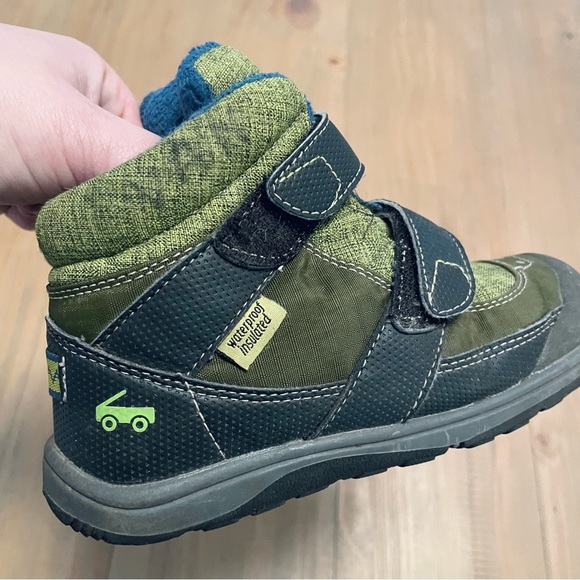 See Kai Run | Atlas II Insulated Boots Toddler Size 12 Green Hook & Loop - Picture 6 of 8